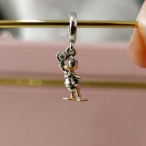 Pandora Disney 100th Anniversary Donald Duck Lab-grown Diamond Dangle Charm